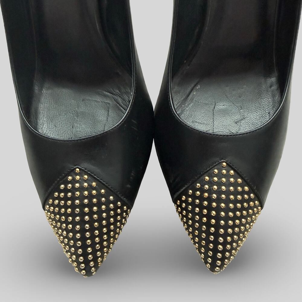 Saint Laurent Janis Studded Platform Pumps - Picture 5 of 8